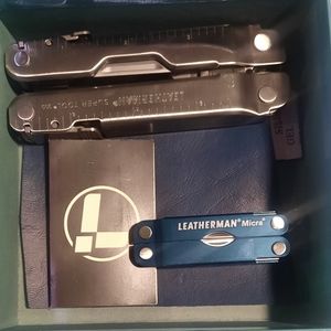 Set of Leatherman multi tools